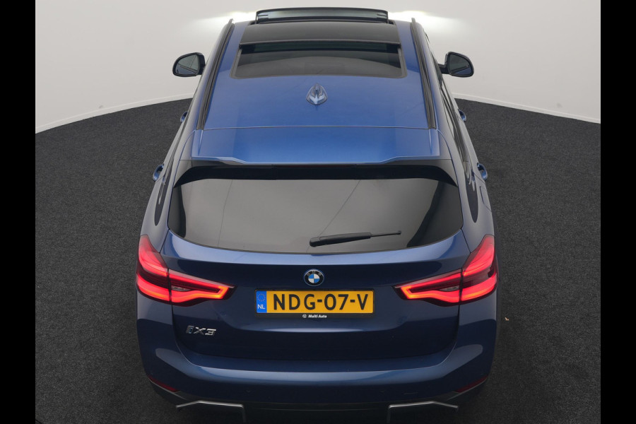 BMW iX3 High Executive 80 kWh 286pk Dealer O.H | SOH 95,5% | | Panodak | Head Up | Adaptive Cruise | 360 Camera | Harman / Kardon | Lederen Sportstoelen Memory & Verwarmd | Keyless | Apple Carplay | Blis | Sfeerverlichting | DAB | Navigatie | 20"L.M |
