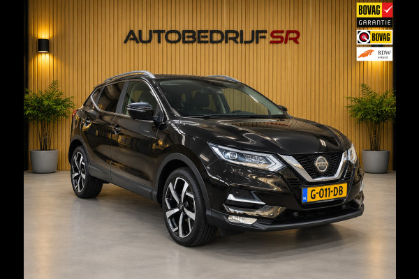 Nissan QASHQAI 1.3 DIG-T Tekna Glasdak! 360'Camera! Navi! Stoelverwarming! Lane Assist! Cruise! Inklapbare Spiegels! Star/Stop!