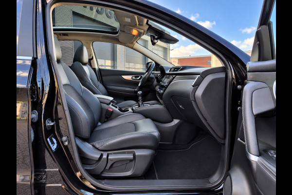 Nissan QASHQAI 1.3 DIG-T Tekna Glasdak! 360'Camera! Navi! Stoelverwarming! Lane Assist! Cruise! Inklapbare Spiegels! Star/Stop!