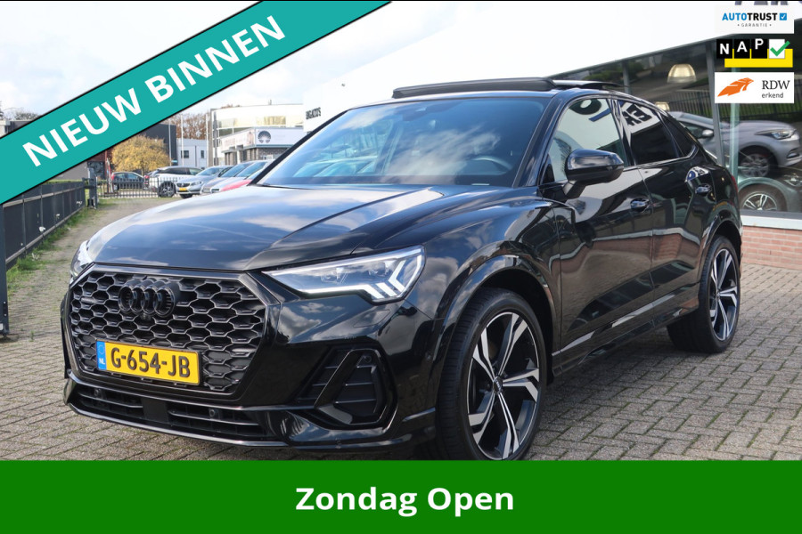 Audi Q3 Sportback 45 TFSI quattro ed. one S-Line 1e EIG_LED_ADAP-CRUIS_PANO_B&O_20-INCH.
