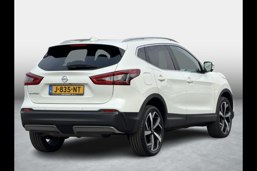Nissan QASHQAI 1.3 DIG-T Tekna Black Edition | Panoramadak | Adaptive Cruise Control | Dealeronderhouden | Stoelverwarming | 360° | Dodehoek | Apple & Android |