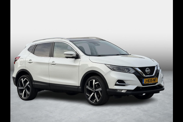 Nissan QASHQAI 1.3 DIG-T Tekna Black Edition | Panoramadak | Adaptive Cruise Control | Dealeronderhouden | Stoelverwarming | 360° | Dodehoek | Apple & Android |