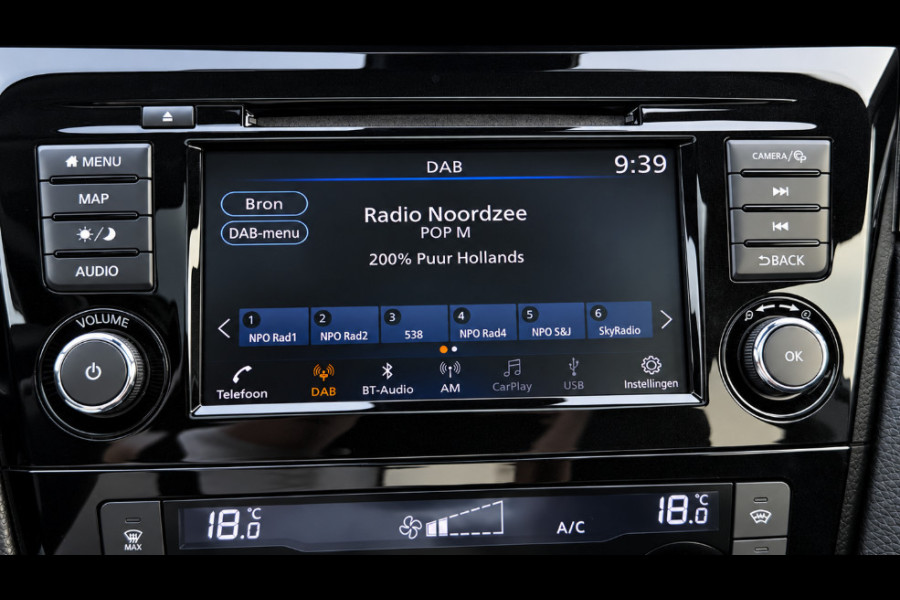 Nissan QASHQAI 1.3 DIG-T Tekna Black Edition | Panoramadak | Adaptive Cruise Control | Dealeronderhouden | Stoelverwarming | 360° | Dodehoek | Apple & Android |