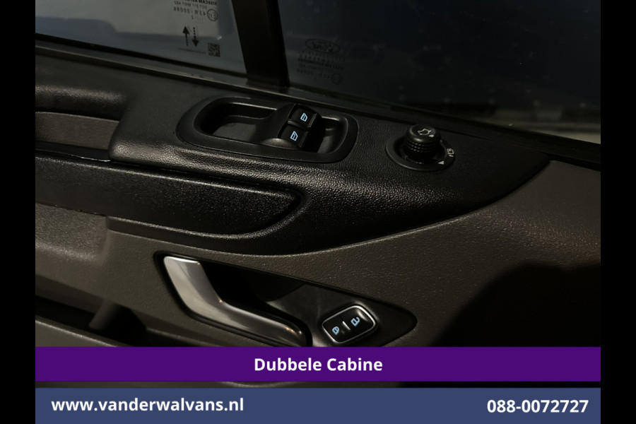 Ford Transit Custom 2.0 TDCI 131pk L2H1 Dubbele Cabine Euro6 Airco | 6-Zits | Cruisecontrol | 2550kg Trekhaak Verwarmde voorruit, Parkeersensoren
