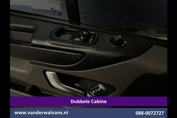 Ford Transit Custom 2.0 TDCI 131pk L2H1 Dubbele Cabine Euro6 Airco | 6-Zits | Cruisecontrol | 2550kg Trekhaak Verwarmde voorruit, Parkeersensoren