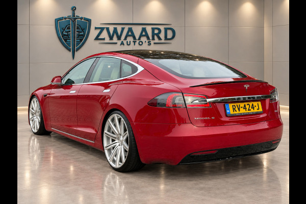 Tesla Model S 75D l SOH 83% l 22" Vossen Velgen l Verlaagd l ACC l Camera l AutoPilot l IZGST