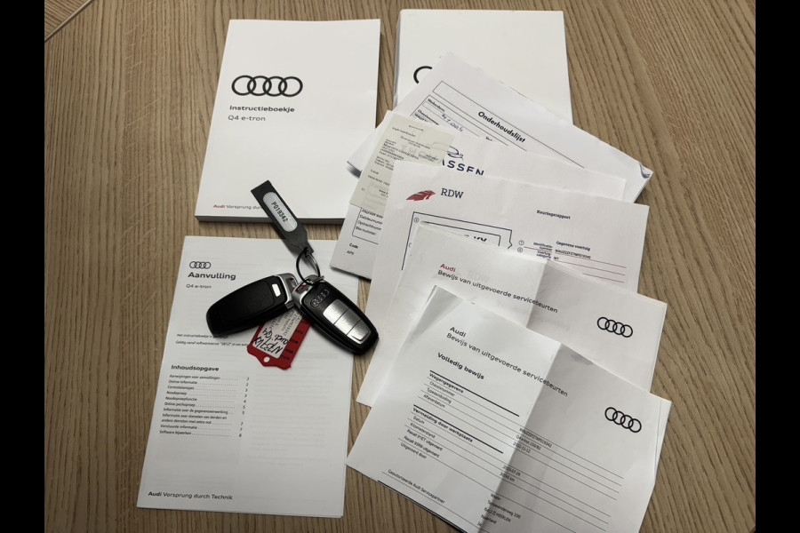 Audi Q4 e-tron 40 Launch edition Advanced 77 kWh SOH 87% Navi Carplay Camera Stoelverw. PDC V+A Electr. Achterklep