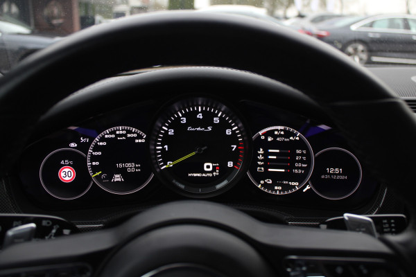 Porsche Panamera 4.0 Turbo S E-Hybrid / Panoramadak / 360Camera / Achterasbesturing / Nachtzicht / Softclose / 21'' / Sportuitlaat / Matrix LED / Carbon intr. / Bose / Sportdesign / Volleder / Dodehoek / DAB / ACC