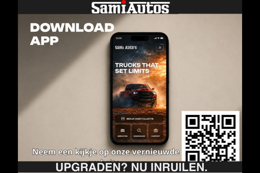Dodge Ram SPORT | 5.7 V8 HEMI | PANORAMA DAK | €39950,- excl | GROOT SCHERM | 22' LIMITED WHEELS | ZEER NETTE STAAT | CREW CAB | DUBBEL CABINE | 5 PERSOONS | DC | 3500 KG TREKVERMOGEN |