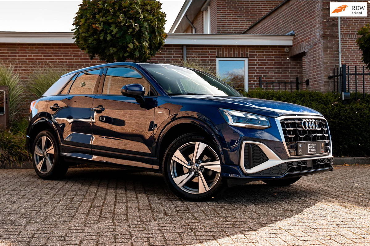 Audi Q2 35 TFSI Advanced 150 PK Aut. S-Line Virtual Matrix Camera Elek. Klep Keyless 18''