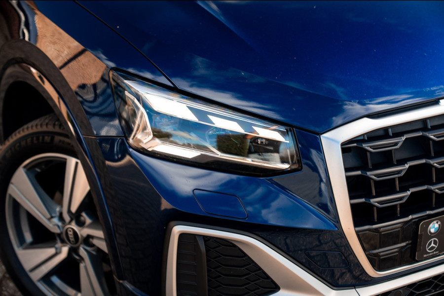 Audi Q2 35 TFSI Advanced 150 PK Aut. S-Line Virtual Matrix Camera Elek. Klep Keyless 18''