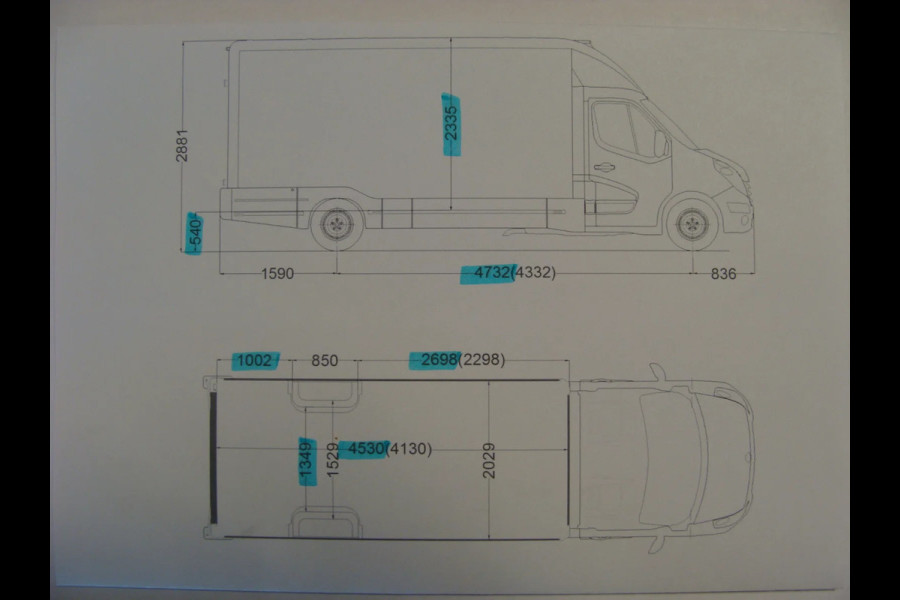 Renault Master 150.35 POLYVOLUME DURISOTTI 22 M3 - VVG-24-K - EURO 6