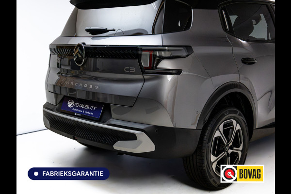 Citroën C3 Aircross 1.2 Hybrid 145pk Max | Camera | Led Vision | Climate-control | Navigatie | App-connect | Cruise | Privacy Glas, Side-assist, PDC V+A, Draadloze Tel.lader