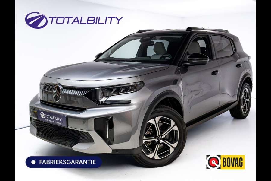 Citroën C3 Aircross 1.2 Hybrid 145pk Max | Camera | Led Vision | Climate-control | Navigatie | App-connect | Cruise | Privacy Glas, Side-assist, PDC V+A, Draadloze Tel.lader