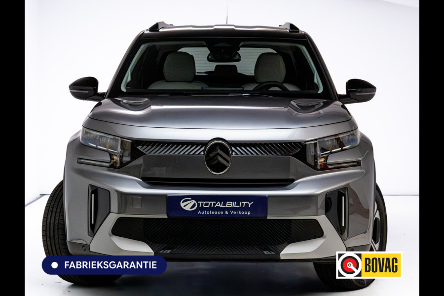 Citroën C3 Aircross 1.2 Hybrid 145pk Max | Camera | Led Vision | Climate-control | Navigatie | App-connect | Cruise | Privacy Glas, Side-assist, PDC V+A, Draadloze Tel.lader