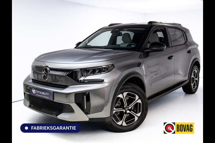 Citroën C3 Aircross 1.2 Hybrid 145pk Max | Camera | Led Vision | Climate-control | Navigatie | App-connect | Cruise | Privacy Glas, Side-assist, PDC V+A, Draadloze Tel.lader