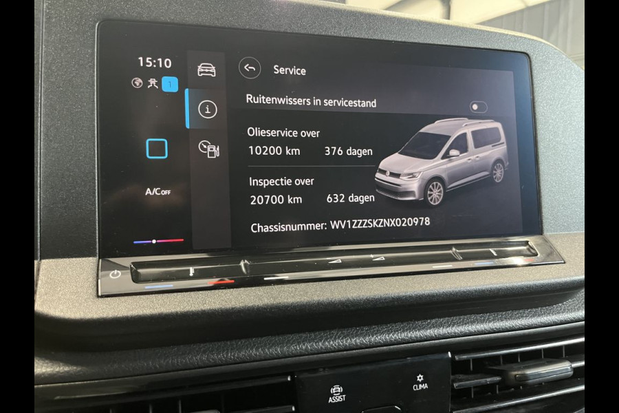 Volkswagen Caddy 2.0 TDI 102pk Comfort Lease €253p/m, Airco, Navi, Carplay, PDC, 17 inch LMV