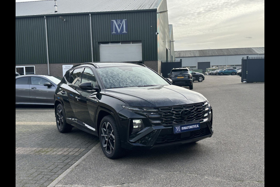 Hyundai Tucson 1.6 T-GDI PHEV N Line 4WD SOH 100% | FABRIEKS GARANTIE TM 07-2030 | 360 CAMERA | PANO | STOEL + STUURVERWARMING | STOEL VENTILATIE | DODE HOEK | KEYLESS | ACHTERBANK VERWARMD | KRELL AUDIO | HEAD UP |