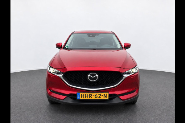 Mazda CX-5 2.5 4WD SkyActiv-G 194 Signature Panoramadak Trekhaak Navigatie 360 Camera Parkeerhulp Adaptive Cruise Control HUD Full Led Stoel verarming en verkoeling Stuurverwarming Elektrisch verstelbare stoel Leder Climate Control Lichtmetalen velgen