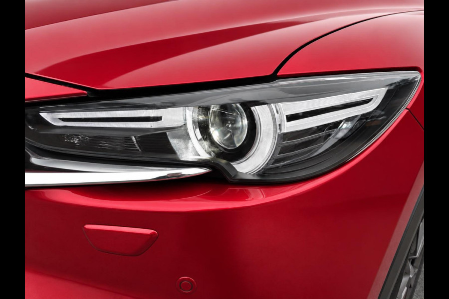 Mazda CX-5 2.5 4WD SkyActiv-G 194 Signature Panoramadak Trekhaak Navigatie 360 Camera Parkeerhulp Adaptive Cruise Control HUD Full Led Stoel verarming en verkoeling Stuurverwarming Elektrisch verstelbare stoel Leder Climate Control Lichtmetalen velgen