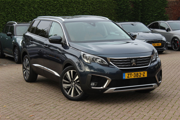 Peugeot 5008 1.2 PureTech Blue Lease Premium 7p. / 1e Eign. / Camera / Leder / CarPlay / 19'' / Elektr. best.stoel / Stoelverwarming / DAB / Cruise Control