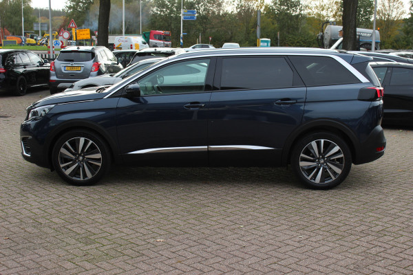 Peugeot 5008 1.2 PureTech Blue Lease Premium 7p. / 1e Eign. / Camera / Leder / CarPlay / 19'' / Elektr. best.stoel / Stoelverwarming / DAB / Cruise Control