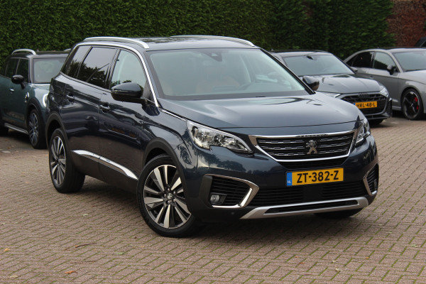 Peugeot 5008 1.2 PureTech Blue Lease Premium 7p. / 1e Eign. / Camera / Leder / CarPlay / 19'' / Elektr. best.stoel / Stoelverwarming / DAB / Cruise Control
