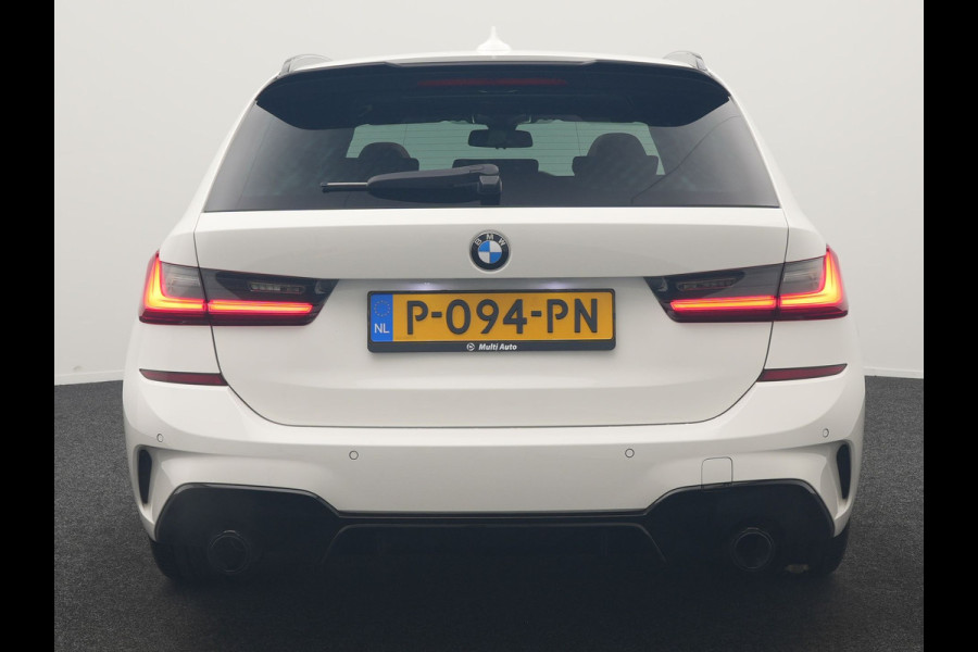 BMW 3 Serie Touring 320i M Sport Perfomance Parts 184pk | Panodak | Adaptive Cruise | Laser LED | Sportuitlaat Kleppen Besturing | Lederen Sportstoelen Verwarmd | Sfeerverlichting | Apple Carplay | 20"L.M | Navigatie | DAB |