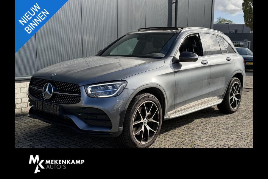 Mercedes-Benz GLC 300e 4MATIC AMG Line 20"/Panoramadak/Trekhaak/Leder/Stoelverwarming + ventilatie/Keyless/Treeplanken/Apple Carplay & Android Auto/Alarm