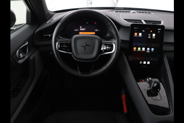 Polestar 2 Standard Range Single Motor 63kWh | SOH 89,1% | Elektrisch uitklapbare trekhaak | Achteruitrijcamera | Apple CarPlay | Stoelverwarming | Cruise control adaptief