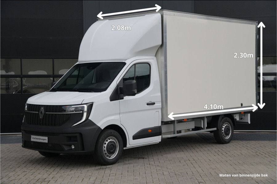 Renault Master E-Tech T35 L3H1 Advance long range 87 kWh 143pk - Stoelverwarming - PDC - Draadloos laden - Gruau opbouw - Auto Clima - Rijklaar