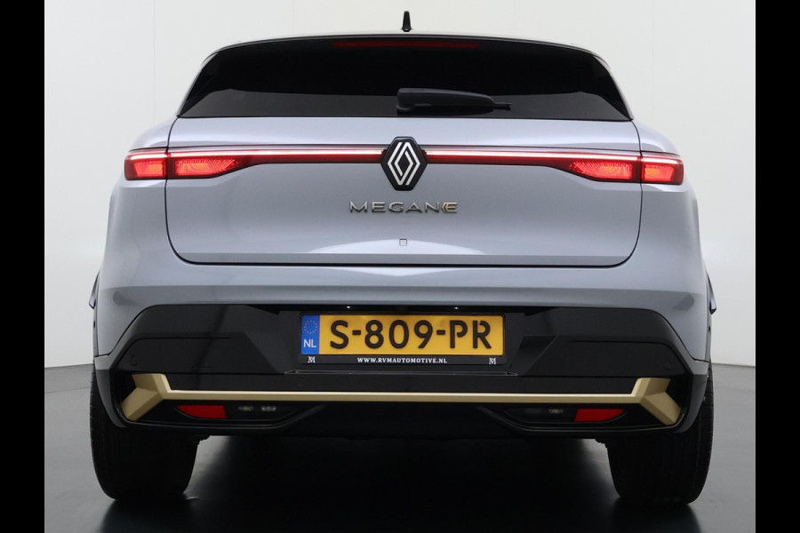 Renault Mégane E-Tech EV60 Optimum Charge Iconic DIRECT LEVERBAAR | ONDERHOUD GEHAD | SOH 93.5% | HARMAN/KARDON AUDIO | ADD. CRUISE | DODEHOEK | LEER | STOEL + STUURVERWARMING | 20 INCH |