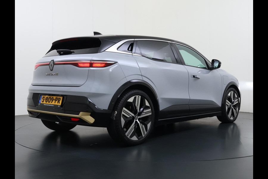 Renault Mégane E-Tech EV60 Optimum Charge Iconic DIRECT LEVERBAAR | ONDERHOUD GEHAD | SOH 93.5% | HARMAN/KARDON AUDIO | ADD. CRUISE | DODEHOEK | LEER | STOEL + STUURVERWARMING | 20 INCH |