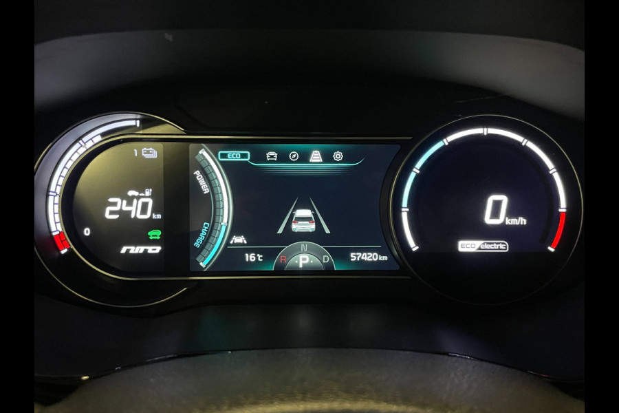 Kia e-Niro DynamicLine 39 kWh|3-FASE|100% SOH|ACC|AFN.TREKHAAK|CARPLAY|CAMERA|1/2 LEDER|1e EIGENAAR|INCL.BTW|NAVI|NAP|NL-AUTO|