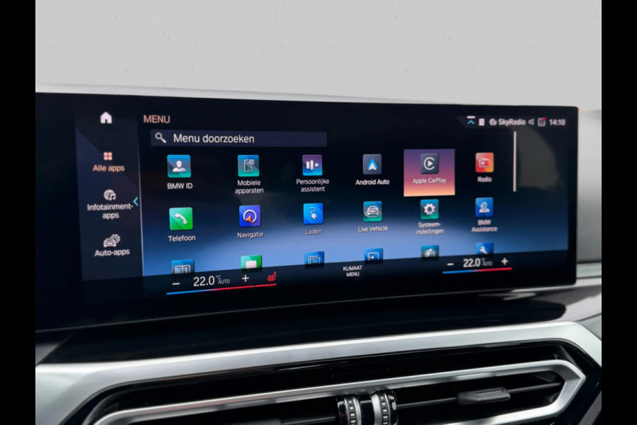 BMW i4 EDrive40 84 kWh 94% SOH (NL-auto,1e eig, Dealer OndH, H&K, Carplay, SfeerV, Trekhaak,Camera, Lane A, Active Cruise, Etc)