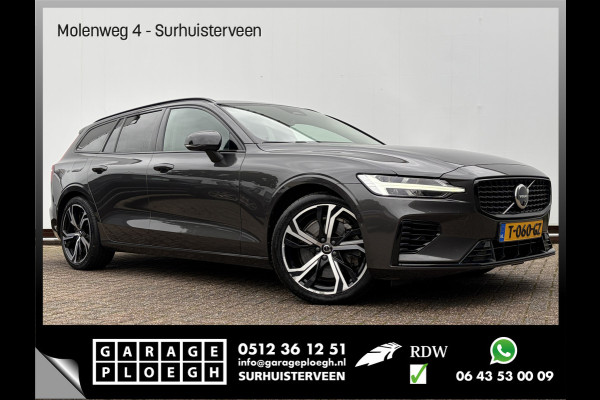 Volvo V60 2.0 T6 PHEV AWD Plus Dark Elek.Trekhaak HK Leer 360° Stoelverw+Ventilatie VOL!