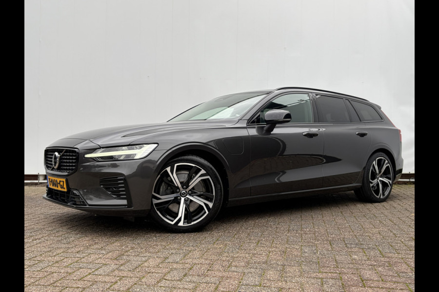 Volvo V60 2.0 T6 PHEV AWD Plus Dark Elek.Trekhaak HK Leer 360° Stoelverw+Ventilatie VOL!
