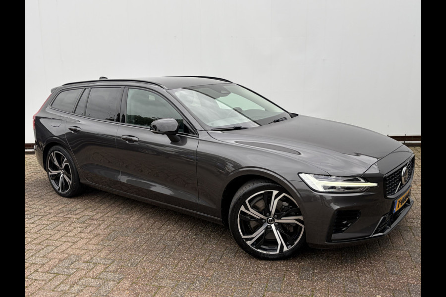 Volvo V60 2.0 T6 PHEV AWD Plus Dark Elek.Trekhaak HK Leer 360° Stoelverw+Ventilatie VOL!