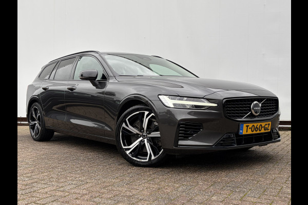 Volvo V60 2.0 T6 PHEV AWD Plus Dark Elek.Trekhaak HK Leer 360° Stoelverw+Ventilatie VOL!