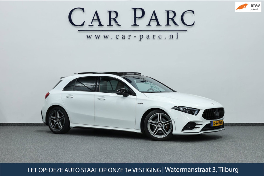 Mercedes-Benz A-Klasse 200 AMG Line LED/VIRTUAL/SFEER/PANORAMADAK/LEER+S.VERWARMING+MEMORY/360/LINE/ACC/ECC/12 MDN GARANTIE!