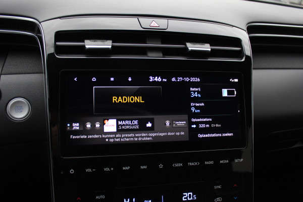 Hyundai Tucson 1.6 T-GDI PHEV Premium 4WD / Trekhaak / 360Camera / Leder / Keyless / 19'' / Stoelventilatie+Verwarming / Dodehoek / DAB / ACC / Stuurverwarming