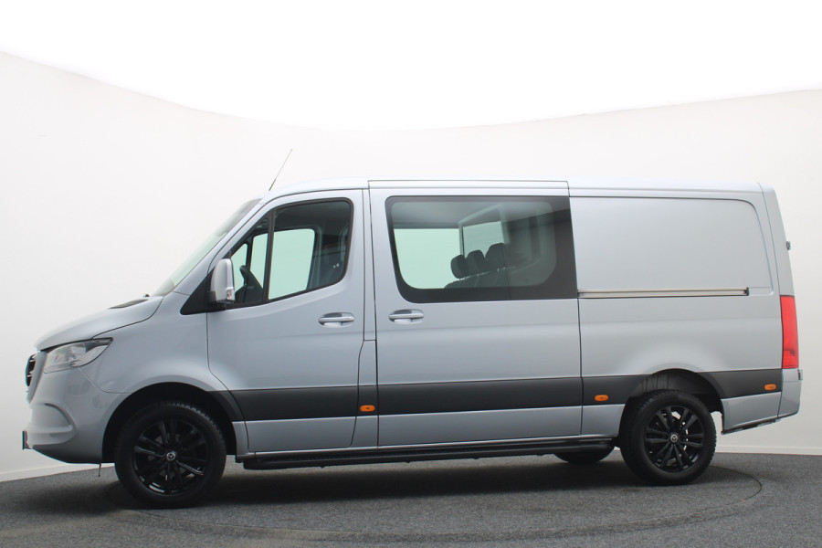 Mercedes-Benz Sprinter 317 CDI Aut. L2H1 DC 5-zits 2x Schuifdeur, Apple Carplay, Camera, Cruise, Airco, Rijstrooksensor, Sidesteps, 18''