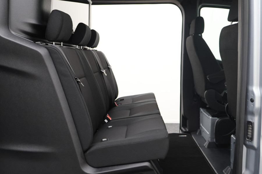 Mercedes-Benz Sprinter 317 CDI Aut. L2H1 DC 5-zits 2x Schuifdeur, Apple Carplay, Camera, Cruise, Airco, Rijstrooksensor, Sidesteps, 18''