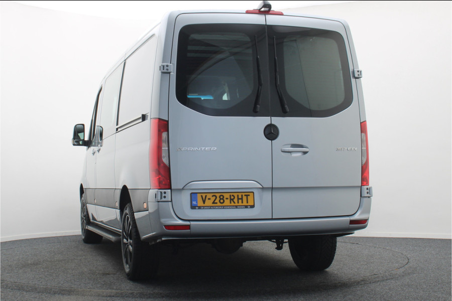 Mercedes-Benz Sprinter 317 CDI Aut. L2H1 DC 5-zits 2x Schuifdeur, Apple Carplay, Camera, Cruise, Airco, Rijstrooksensor, Sidesteps, 18''