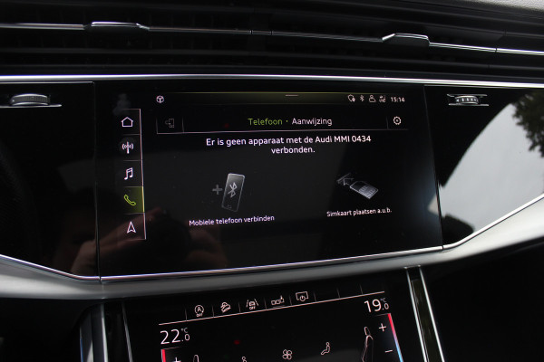 Audi Q8 50 TDI quattro Pro Line S / Trekhaak / Panoramadak / Camera / Softclose / Intr.voorverwarming / 21'' / Luchtvering / Leder / CarPlay / Bose / Dodehoek / DAB / ACC / Stoelverwarming