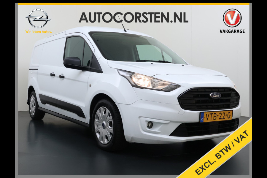 Ford Transit Connect 1.5TDCi 100PK L2 2X Schuifdeur Camera Euro 6 Navi Airco Cruise Control Voorruitverwarming DAB Pdc Ford sync 3 Betonplex Vloer Lat om Lat betimmering Achterdeuren Origineel Nederlandse Auto