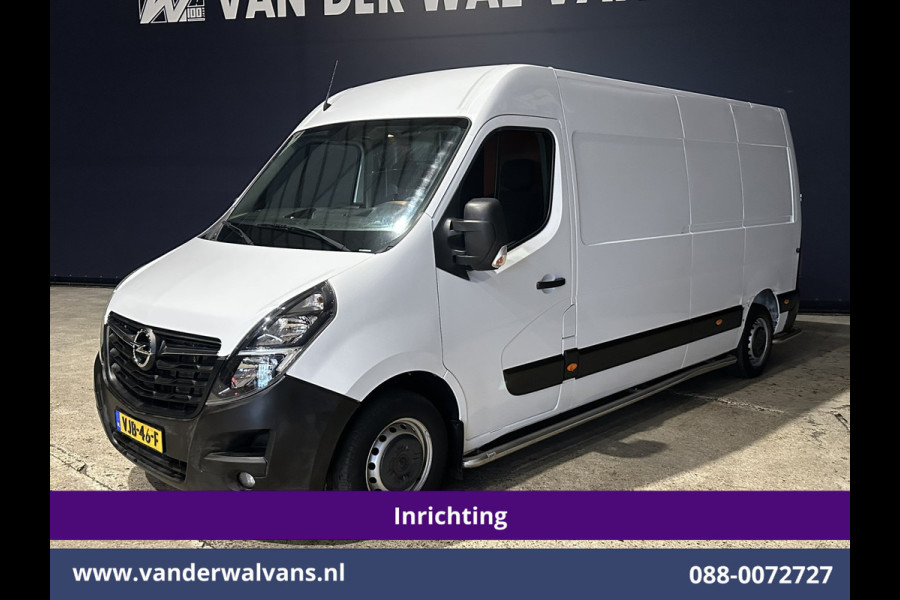 Opel Movano 2.3 Turbo 150pk L3H2 *Post NL inrichting* Airco | Camera | Cruisecontrol schappen, sidebars, 270 graden achterdeuren