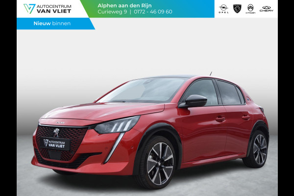 Peugeot e-208 EV GT Pack 50 kWh | ADAPTIVE CRUISE CONTROL | STOELVERWARMING | PANORAMADAK | PARKEERSENSOREN MET CAMERA