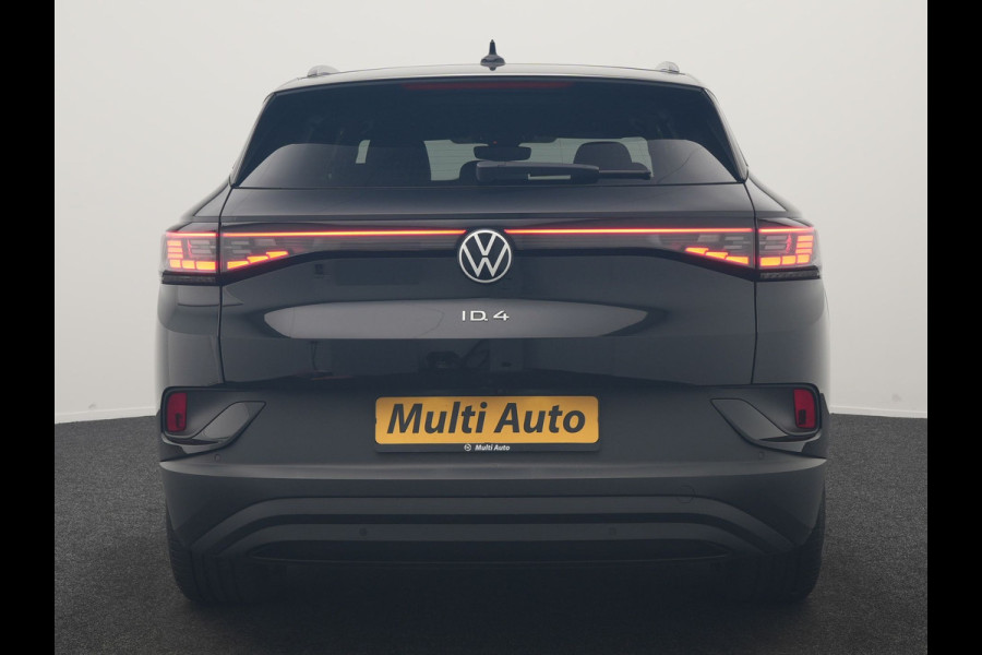 Volkswagen ID.4 Pro 77 kWh 204pk Dealer O.H | Trekhaak Af Fabriek | Adaptive Cruise | 360 Camera | Sportstoelen & Stuur Verwarmd | Sfeerverlichting | Apple Carplay | Blis | IQ Light | Virtual | Navigatie | DAB | 19"L.M |
