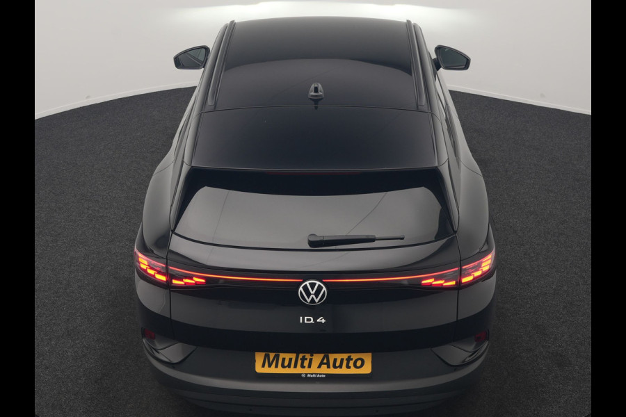Volkswagen ID.4 Pro 77 kWh 204pk Dealer O.H | Trekhaak Af Fabriek | Adaptive Cruise | 360 Camera | Sportstoelen & Stuur Verwarmd | Sfeerverlichting | Apple Carplay | Blis | IQ Light | Virtual | Navigatie | DAB | 19"L.M |